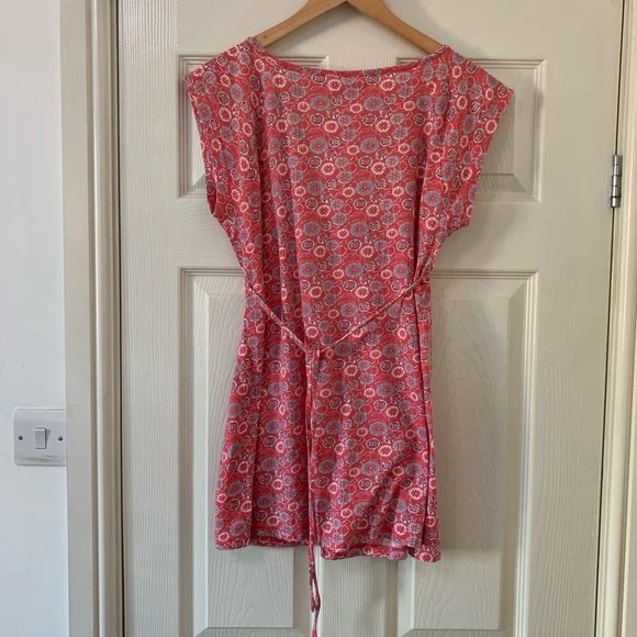 Pachamama Womens Top Size 2 Short Sleeve Tie Back UK 10 Summer Boho Holiday - Picture 6 of 8